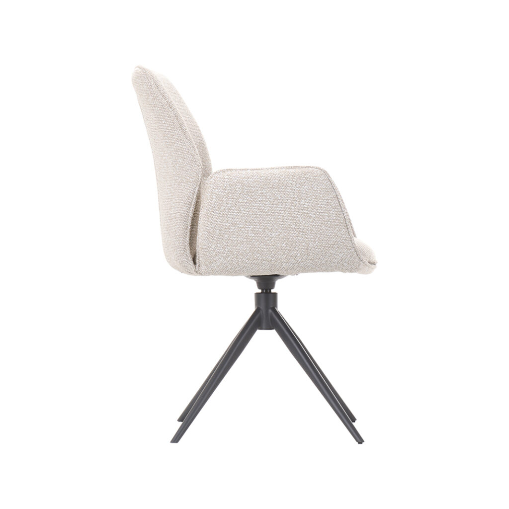 LABEL51 Eetkamerstoel I_Sereno - Naturel - Royal Boucle - One size