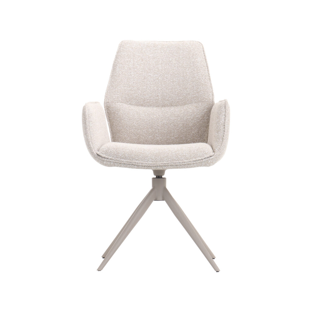 LABEL51 Eetkamerstoel I_Serano - Naturel - Royal Boucle - One size