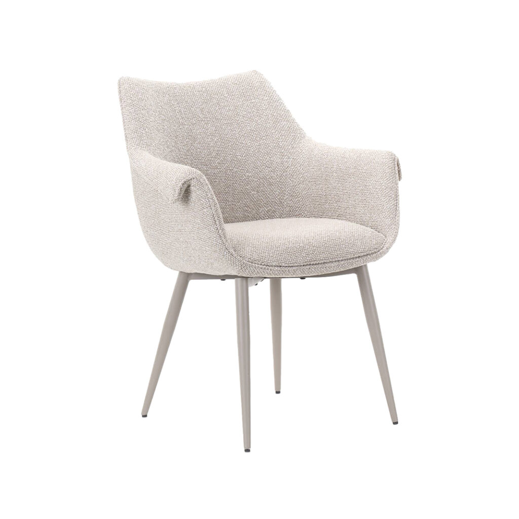 LABEL51 Eetkamerstoel I_Mirai - Naturel - Royal Boucle - One size