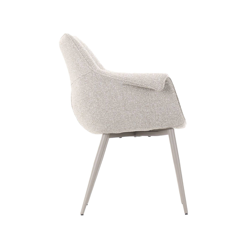 LABEL51 Eetkamerstoel I_Mirai - Naturel - Royal Boucle - One size