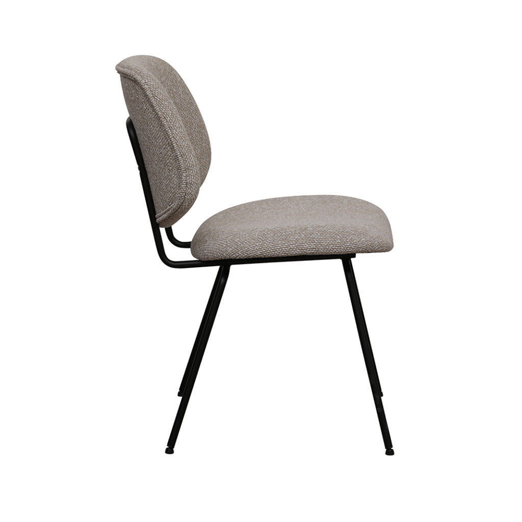 LABEL51 Eetkamerstoel I_Ravenna - Naturel - Royal Boucle - One size