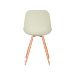 LABEL51 Eetkamerstoel Rimini - Breeze - PP - Naturel Houtlook Frame