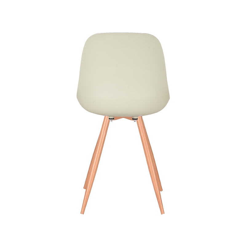 LABEL51 Eetkamerstoel Rimini - Breeze - PP - Naturel Houtlook Frame