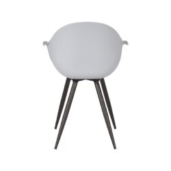 pro_1049_img_8814674 LABEL51 Eetkamerstoel Luca - Grijs - PP - Zwart Metalen Frame