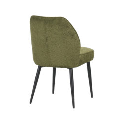 LABEL51 Eetkamerstoel Liam - Hunter - Egon - Zwart Metalen Frame