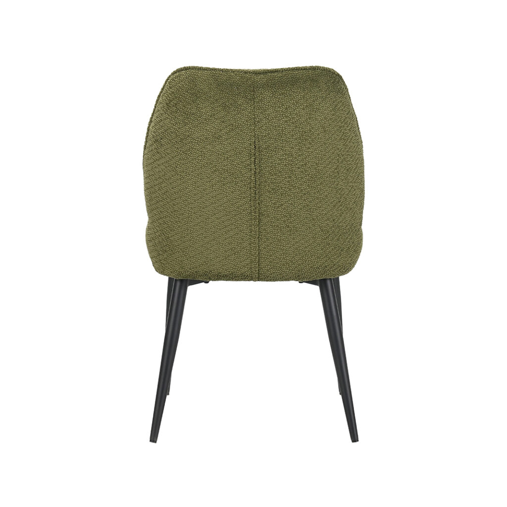 LABEL51 Eetkamerstoel Liam - Hunter - Egon - Zwart Metalen Frame