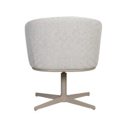 LABEL51 Eetkamerstoel Cannes - Naturel - Royal Boucle - Taupe Metalen Frame