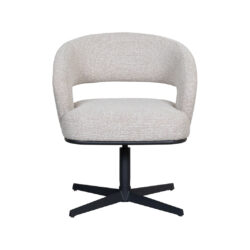 pro_105425_img_8814869 LABEL51 Eetkamerstoel Monaco - Naturel - Royal Boucle - Zwart Metalen Frame