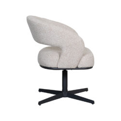 pro_105425_img_8814870 LABEL51 Eetkamerstoel Monaco - Naturel - Royal Boucle - Zwart Metalen Frame