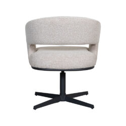 pro_105425_img_8814871 LABEL51 Eetkamerstoel Monaco - Naturel - Royal Boucle - Zwart Metalen Frame