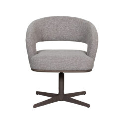 pro_105428_img_8814854 LABEL51 Eetkamerstoel Monaco - Mushroom - Royal Boucle - Brons Metalen Frame