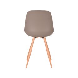 pro_1137_img_8815160 LABEL51 Eetkamerstoel Rimini - Coffee - PP - Naturel Houtlook Frame