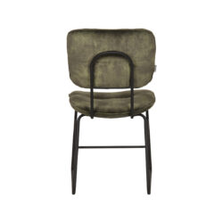 pro_23520_img_8813969 LABEL51 Eetkamerstoel Dez - Hunter - Velours - Zwart Metalen Frame