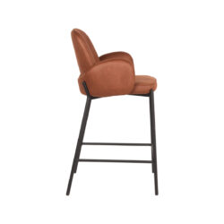 pro_74335_img_8812514 LABEL51 Barkruk Jari - Cognac - Microvezel - Laag