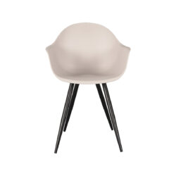 pro_76079_img_8814687 LABEL51 Eetkamerstoel Luca - Zand - PP - Zwart Metalen Frame