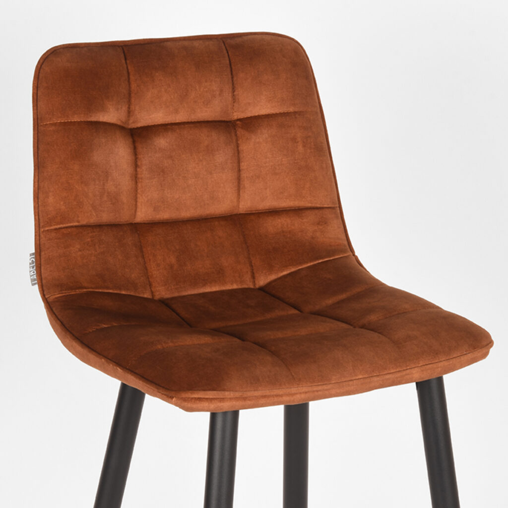 pro_76152_img_8812602 LABEL51 Barkruk Jelt - Oker - Velours - Hoog