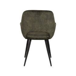 pro_78030_img_8814058 LABEL51 Eetkamerstoel Fer - Hunter - Velours - Zwart Metalen Frame