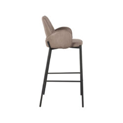 pro_79970_img_8812634 LABEL51 Barkruk Joni - Taupe - Micro Suede - Hoog