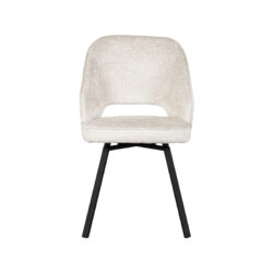 pro_79977_img_8814551 LABEL51 Eetkamerstoel Lewis - Creme - Elegance - Zwart Metalen Frame