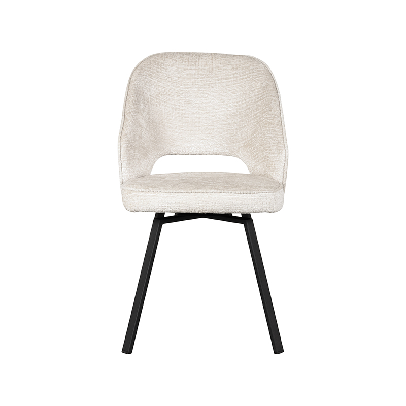pro_79977_img_8814551 LABEL51 Eetkamerstoel Lewis - Creme - Elegance - Zwart Metalen Frame