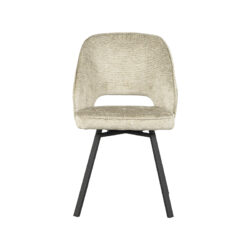 pro_79978_img_8814544 LABEL51 Eetkamerstoel Lewis - Beige - Elegance - Zwart Metalen Frame