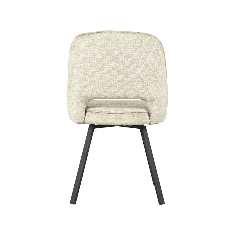 pro_79978_img_8814546 LABEL51 Eetkamerstoel Lewis - Beige - Elegance - Zwart Metalen Frame