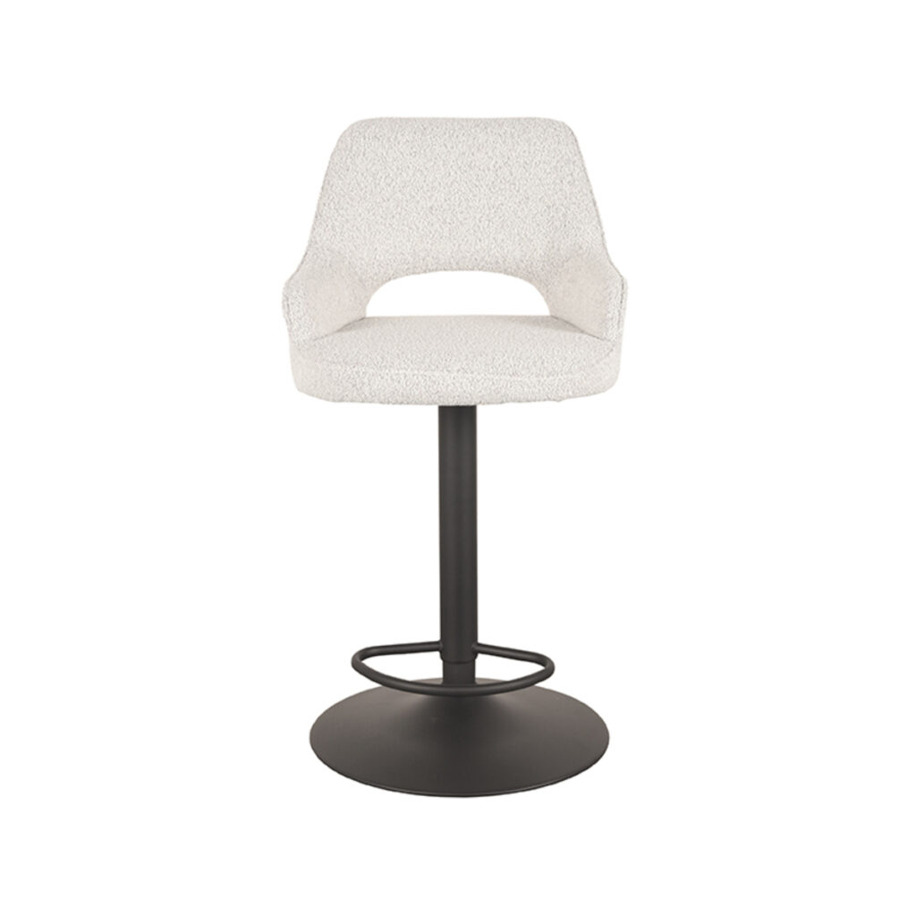 LABEL51 Barkruk Fer - Champagne - Boucle - Gaslift