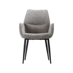 pro_91696_img_8814920 LABEL51 Eetkamerstoel Morris - Stone - Elite - Zwart Metalen Frame