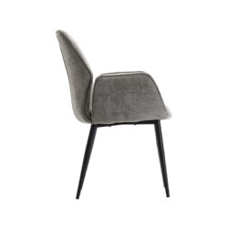 pro_91696_img_8814921 LABEL51 Eetkamerstoel Morris - Stone - Elite - Zwart Metalen Frame