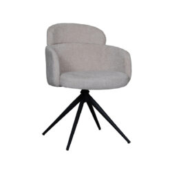 pro_92562_img_8814537 LABEL51 Eetkamerstoel Levi - Naturel - Elite - Zwart Metalen Frame