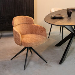 pro_92563_img_8745015 LABEL51 Eetkamerstoel Levi - Cognac - Elite - Zwart Metalen Frame