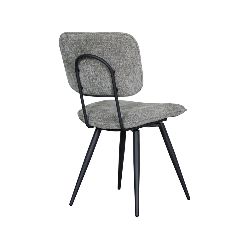 pro_92595_img_8814596 LABEL51 Eetkamerstoel Liva - Stone - Elite - Zwart Metalen Frame