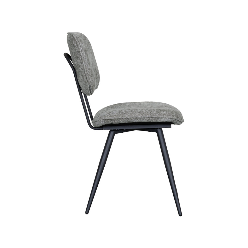 pro_92595_img_8814597 LABEL51 Eetkamerstoel Liva - Stone - Elite - Zwart Metalen Frame