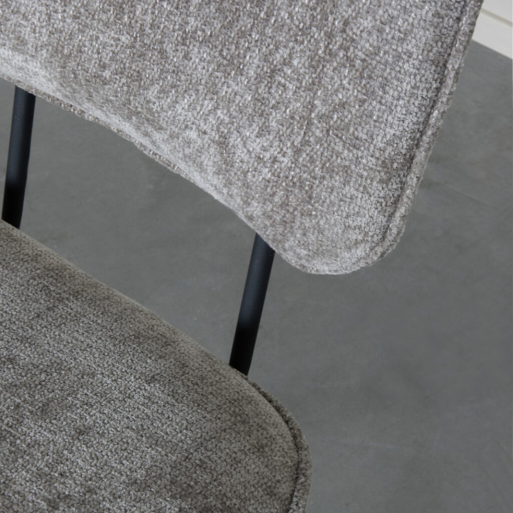 pro_92595_img_8814599 LABEL51 Eetkamerstoel Liva - Stone - Elite - Zwart Metalen Frame