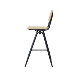 pro_92634_img_8812782 LABEL51 Barkruk Solid - Naturel - Hout - Hoog