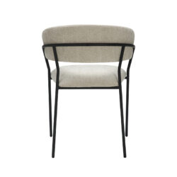 pro_92664_img_8769881 LABEL51 Eetkamerstoel Luuk - Naturel - Elite - Zwart Metalen Frame