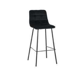 pro_92790_img_8771054 LABEL51 Barkruk Bistro - Zwart - Fluweel - Hoog