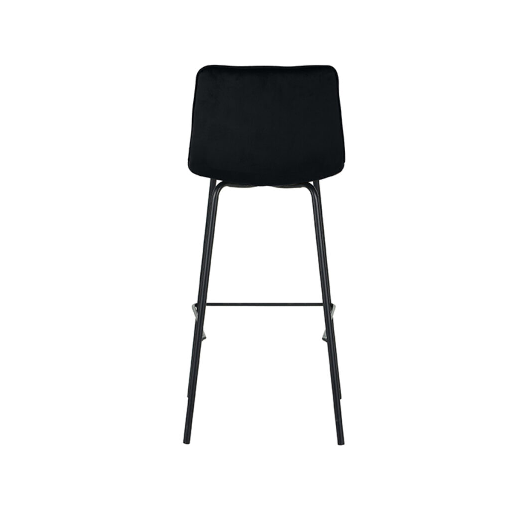 pro_92790_img_8771058 LABEL51 Barkruk Bistro - Zwart - Fluweel - Hoog