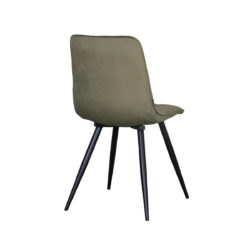 pro_93013_img_8813789 LABEL51 Eetkamerstoel Bistro - Hunter - Fluweel - Zwart Metalen Frame