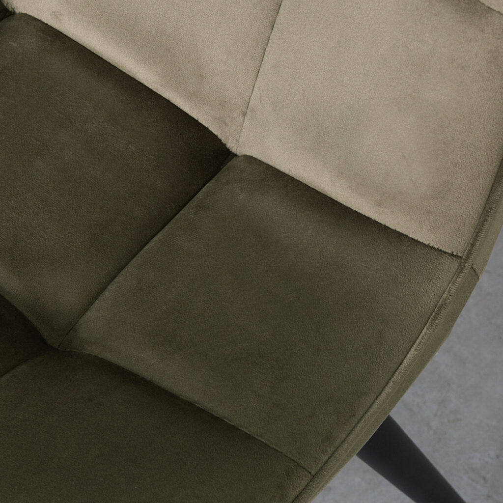 pro_93013_img_8813790 LABEL51 Eetkamerstoel Bistro - Hunter - Fluweel - Zwart Metalen Frame