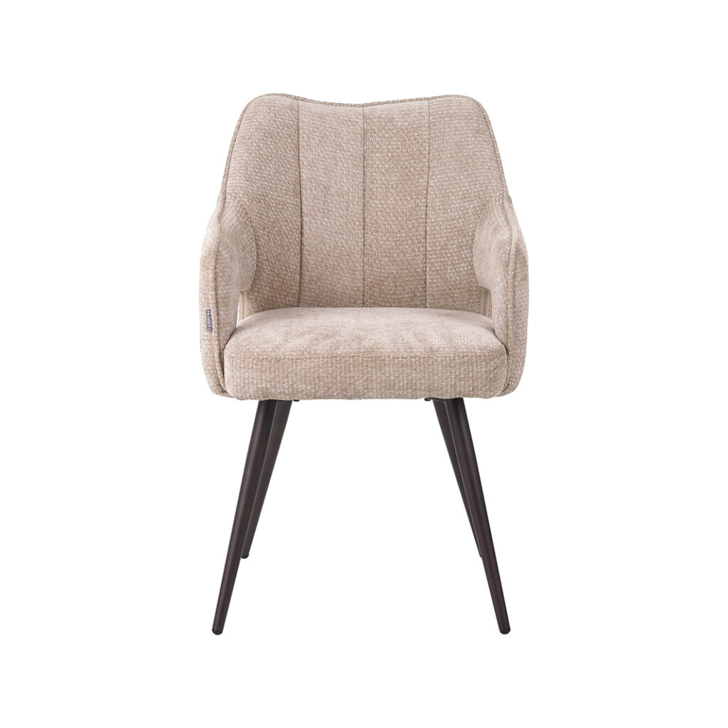 LABEL51 Eetkamerstoel Stan - Clay - Elite - Brons Metalen Frame