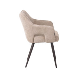 LABEL51 Eetkamerstoel Stan - Clay - Elite - Brons Metalen Frame