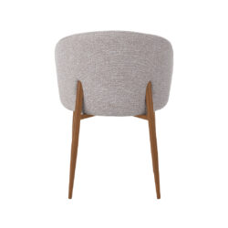 LABEL51 Eetkamerstoel Yuki - Naturel - Royal Boucle - Naturel Houtlook Frame