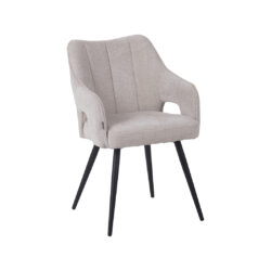 pro_96658_img_8815344 LABEL51 Eetkamerstoel Stan - Naturel - Elite - Zwart Metalen Frame