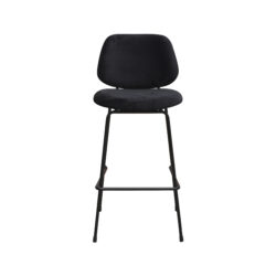 pro_96754_img_8812341 LABEL51 Barkruk Bello - Zwart - Fluweel - Hoog