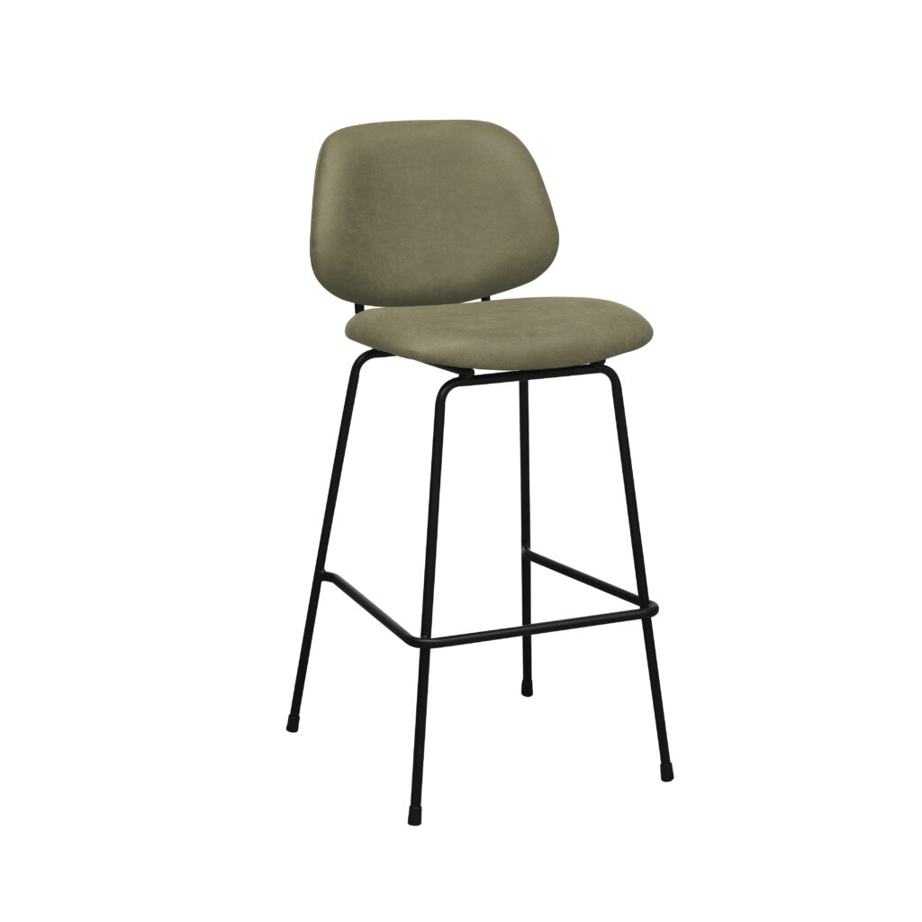 pro_96757_img_8812329 LABEL51 Barkruk Bello - Moss - Micro Suede - Hoog