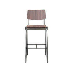 pro_96949_img_8812776 LABEL51 Barkruk Solid - Donkerbruin - Hout - Hoog