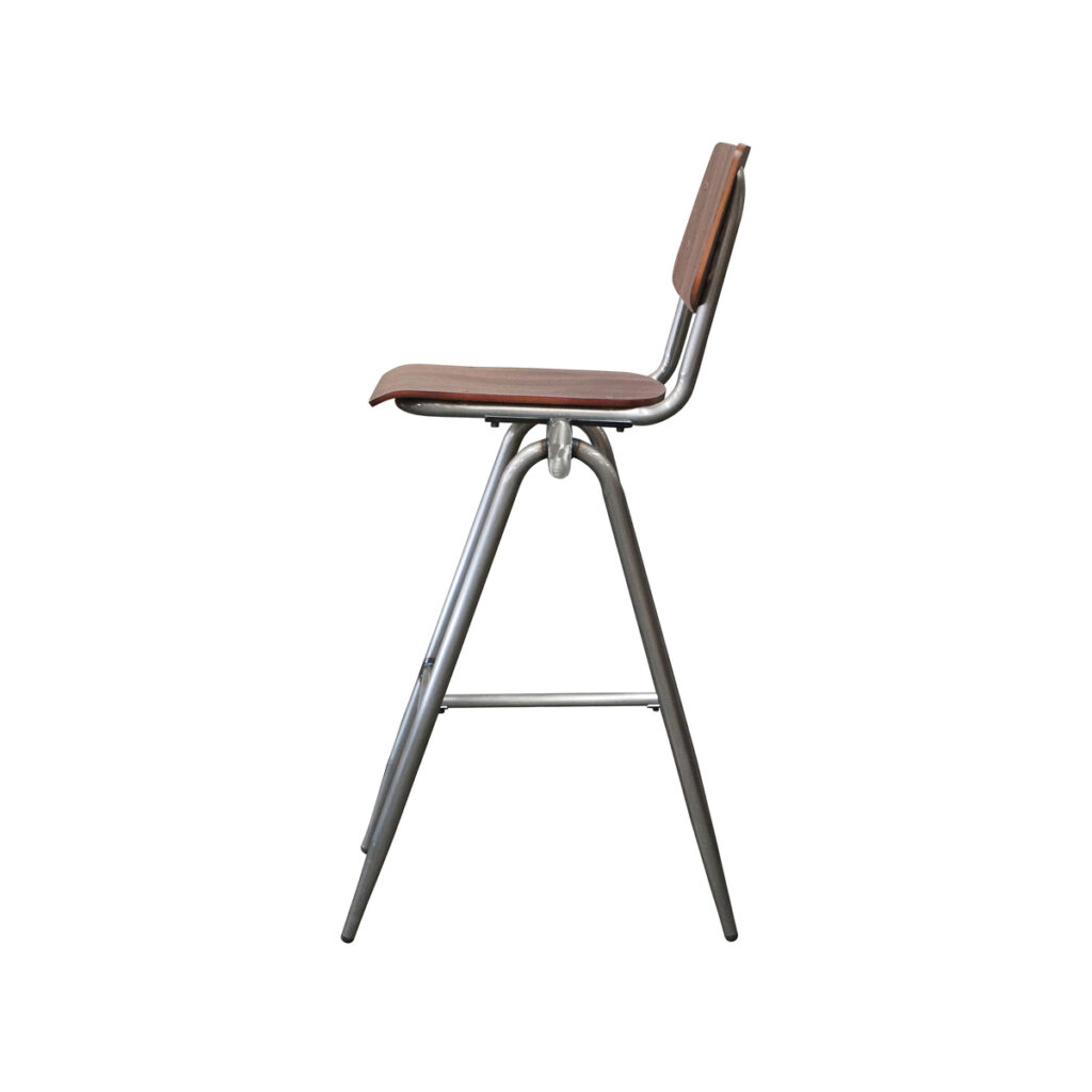 pro_96949_img_8812777 LABEL51 Barkruk Solid - Donkerbruin - Hout - Hoog