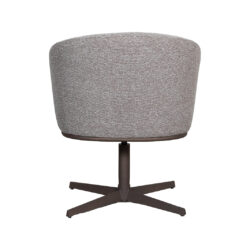 LABEL51 Eetkamerstoel Cannes - Mushroom - Royal Boucle - Brons Metalen Frame