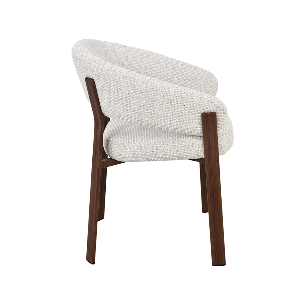 pro_105557_img_8815253 LABEL51 Eetkamerstoel Sato - Naturel - Prestige - Walnoot Houten Frame